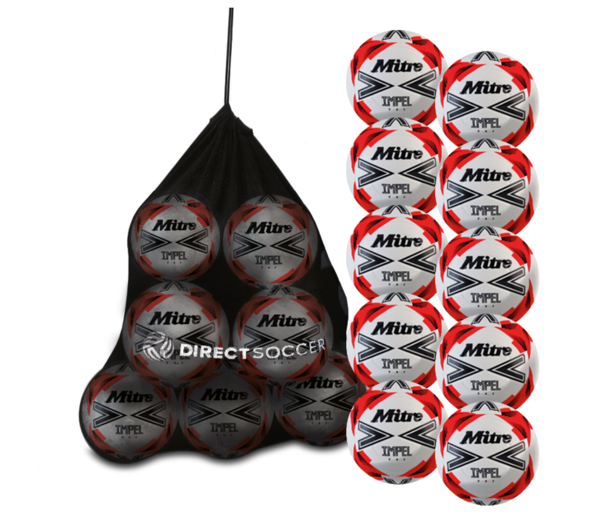 Mitre Impel one 10x Footballs (Personalised)