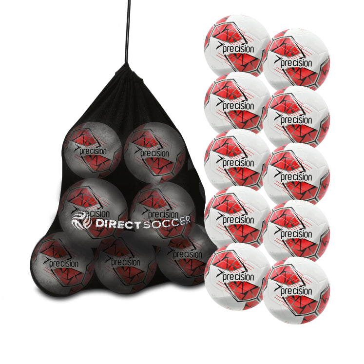 10x Precision Fusion FIFA Basic Training Ball with Free Bag