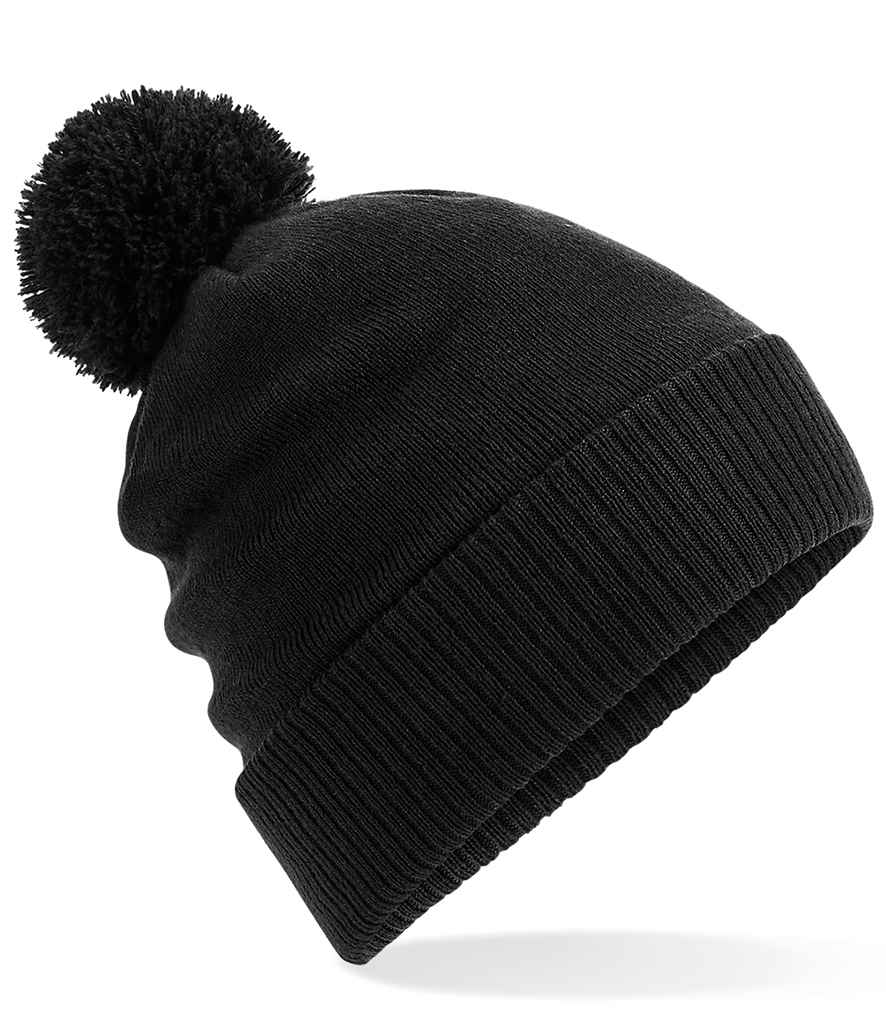 Childrens and Adults Bobble Beanie Hat (PRINTED LOGO)