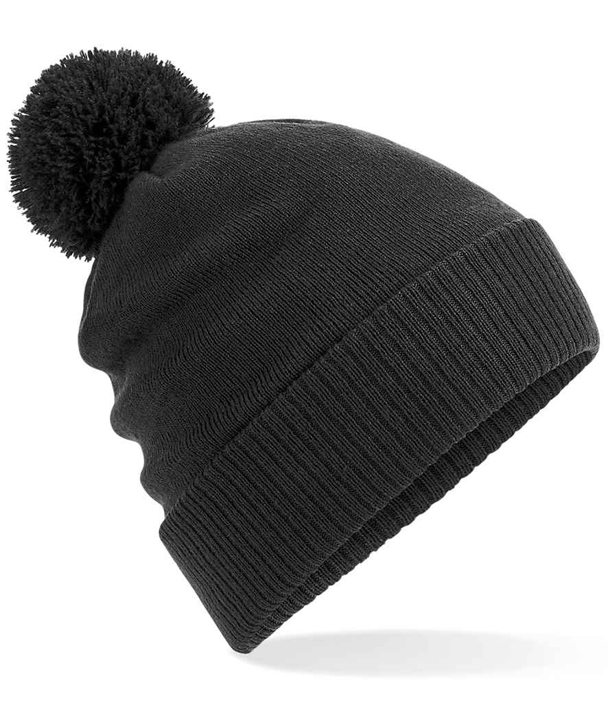 Childrens and Adults Bobble Beanie Hat (PRINTED LOGO)