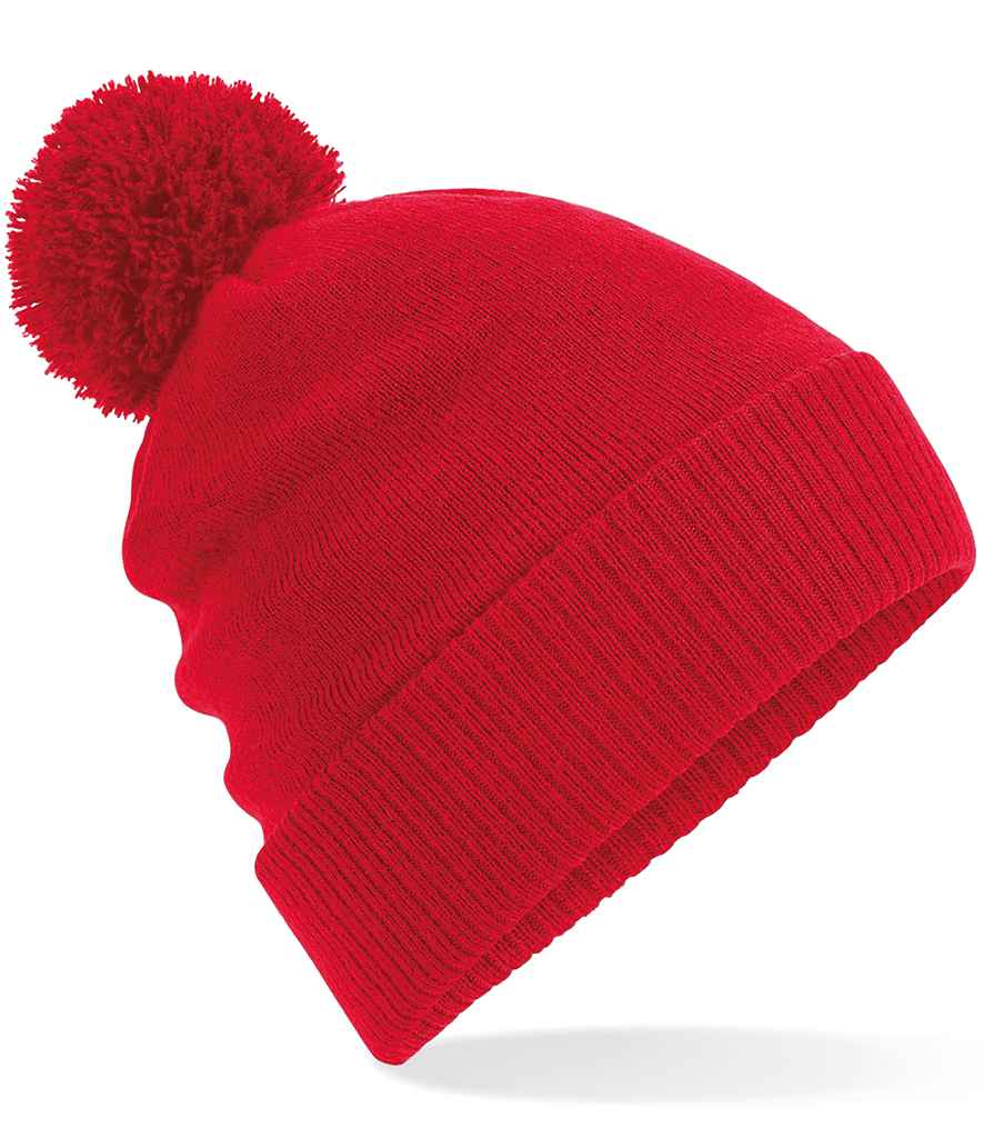 Childrens and Adults Bobble Beanie Hat (PRINTED LOGO)