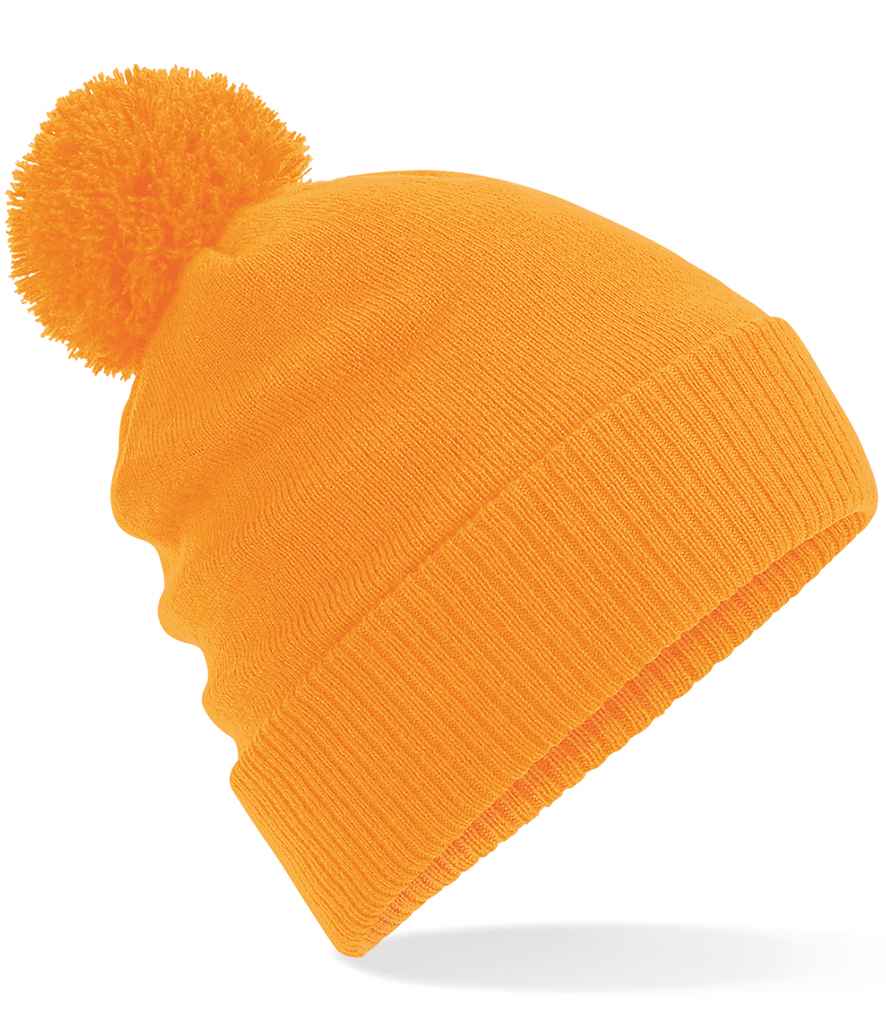 Childrens and Adults Bobble Beanie Hat (PRINTED LOGO)