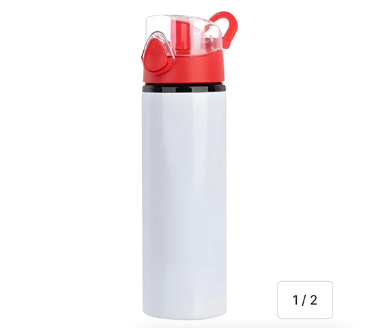 750ml Aluminium Water Bottle with Flip Lid ( PERSONALISED )
