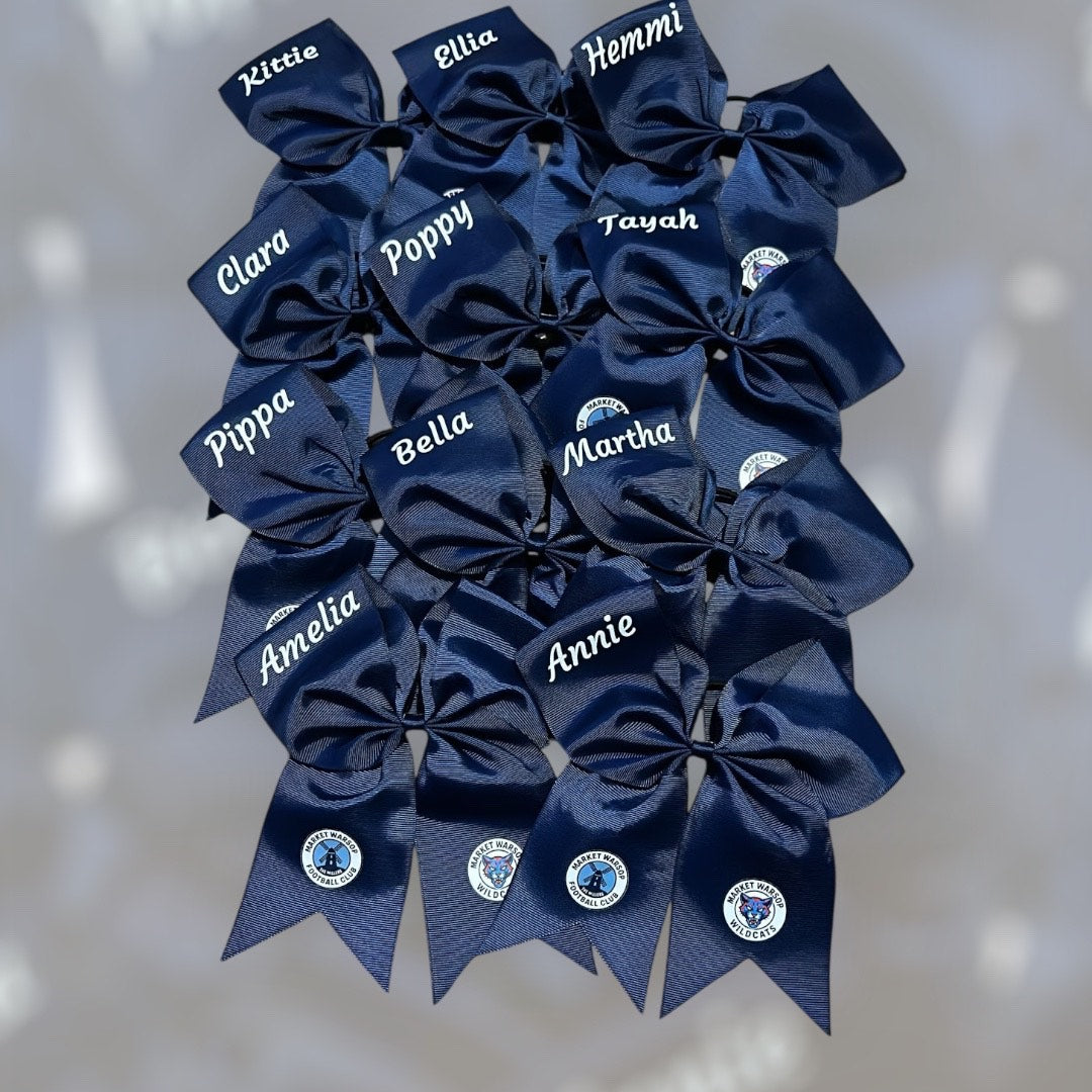 Personalised Large Bow Bobble