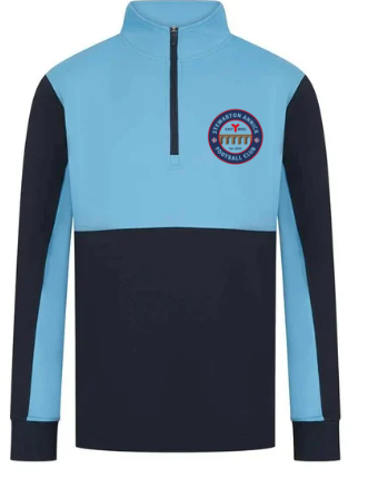 Childrens Quarter Zip Tracksuit Top (personalised)