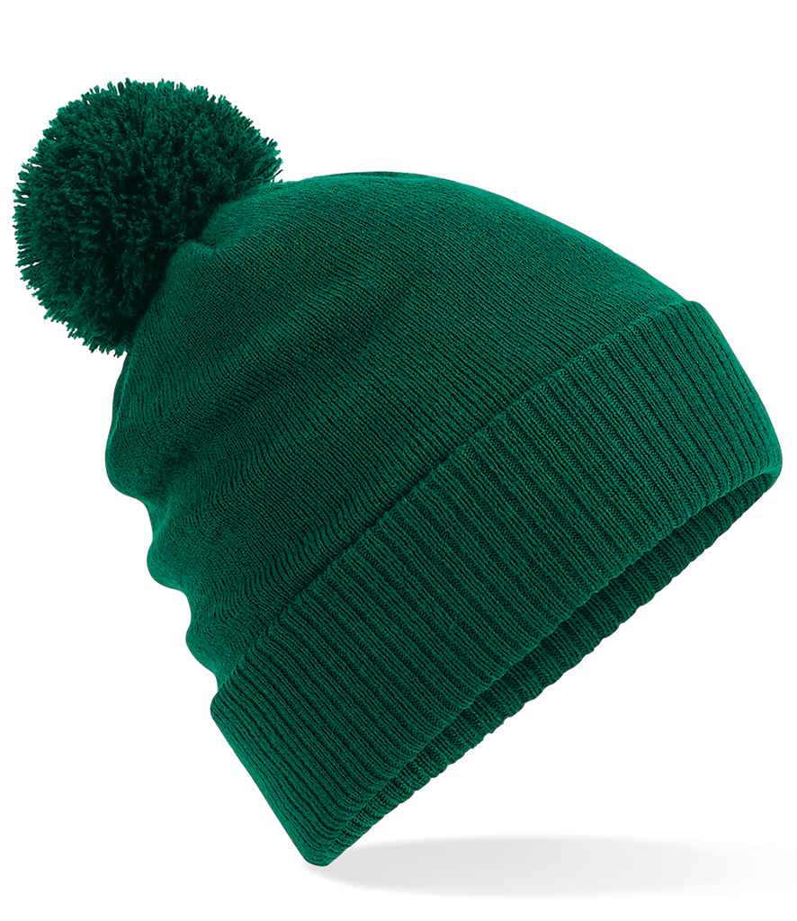Childrens and Adults Bobble Beanie Hat (PRINTED LOGO)