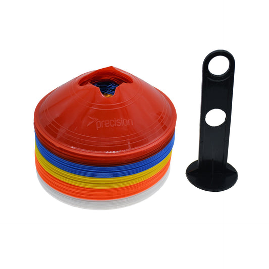 Precision Saucer Multi-Colour Cones : Set of 50