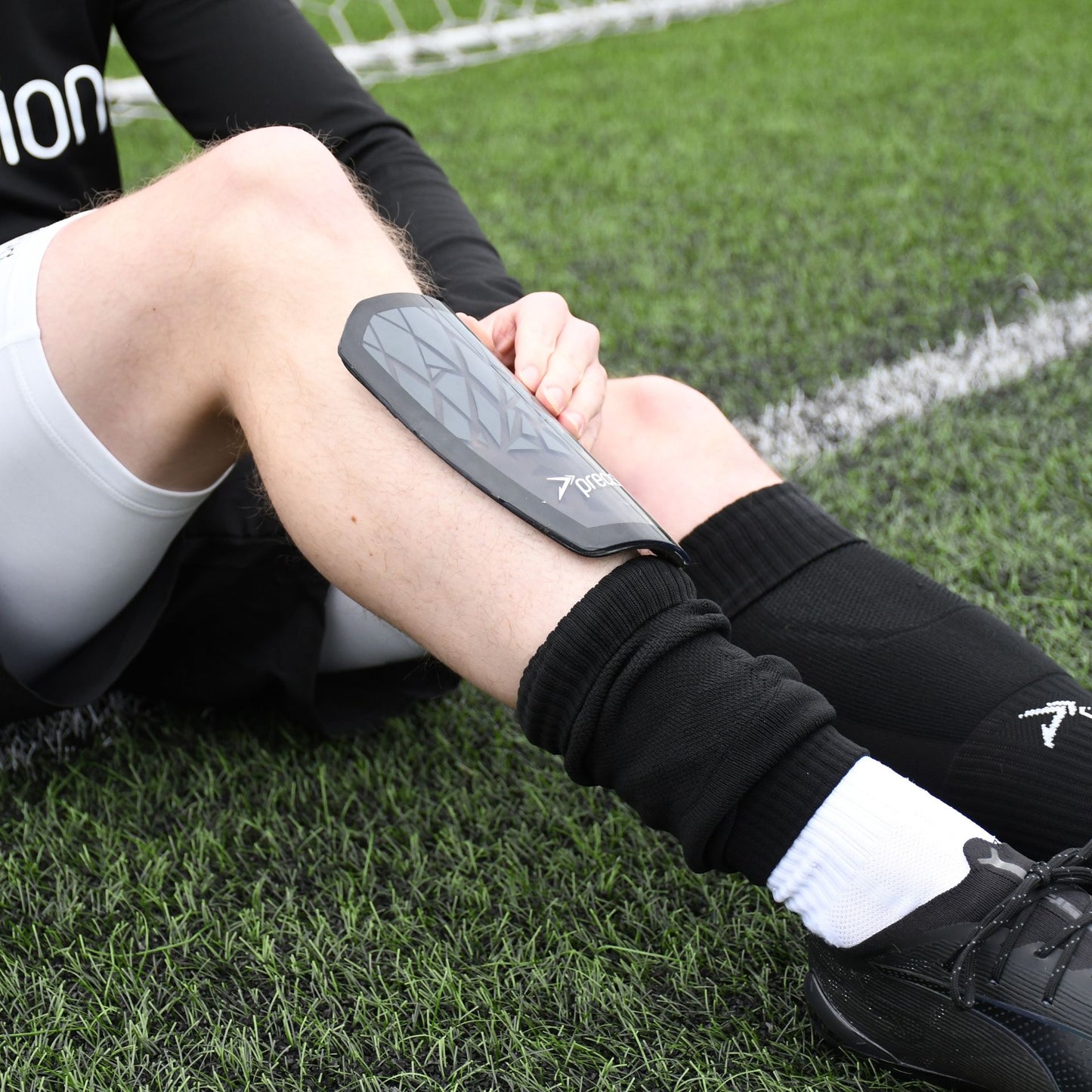 Precision Pro Fusion Flex Shin Guards With Sleeves
