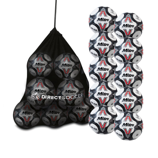 10x Mitre Delta Evo 24 Football with Free Bag