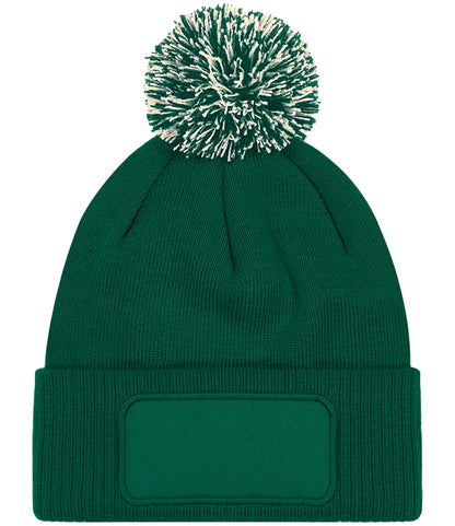 Adults Patch Beanie Hat ( Printed )