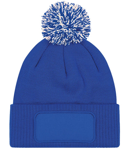 Adults Patch Beanie Hat ( Printed )