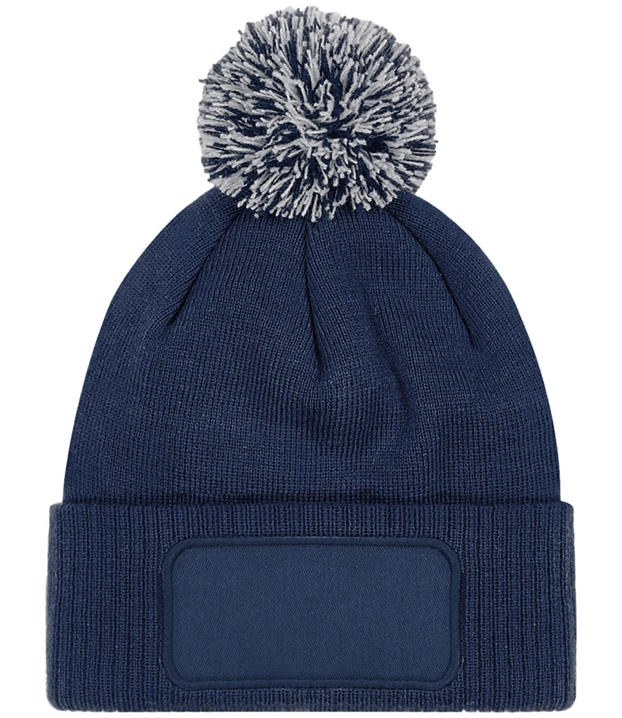 Adults Patch Beanie Hat ( Printed )