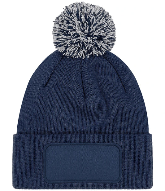 Adults Patch Beanie Hat ( Printed )