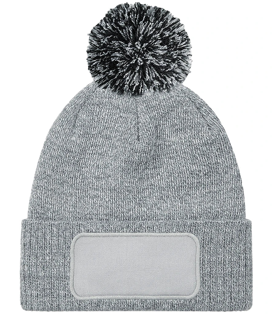 Adults Patch Beanie Hat ( Printed )