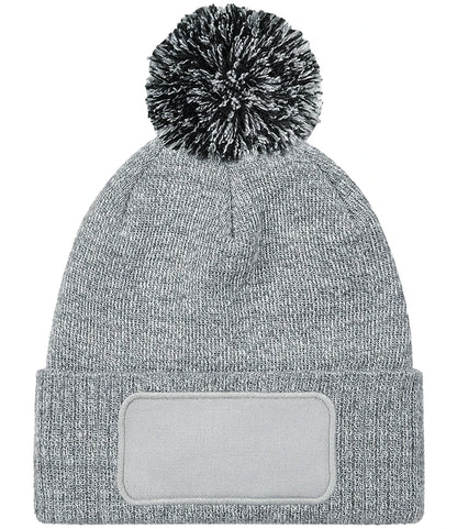 Adults Patch Beanie Hat ( Printed )