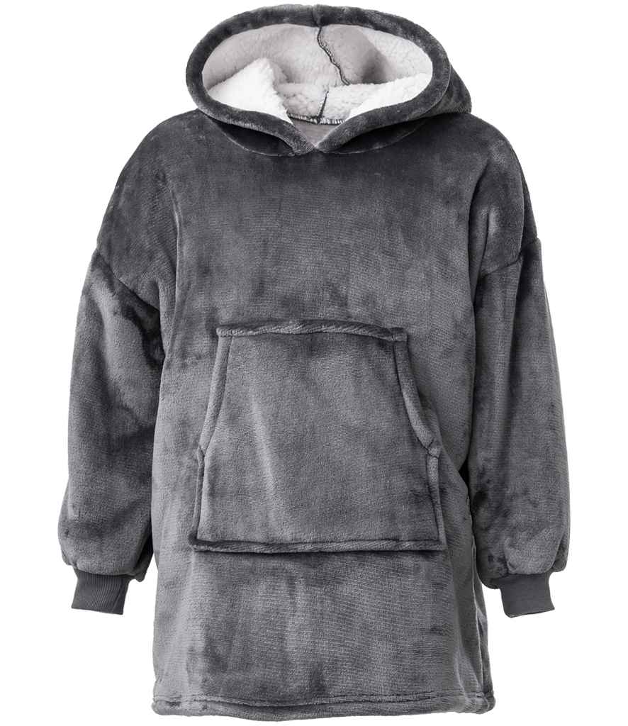 Kids Oversized Hooded Blanket (Embroidered logo)