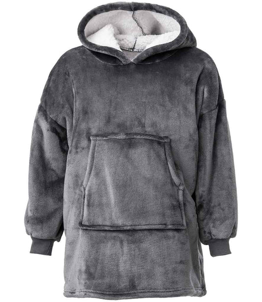 Kids Oversized Hooded Blanket (Embroidered logo)