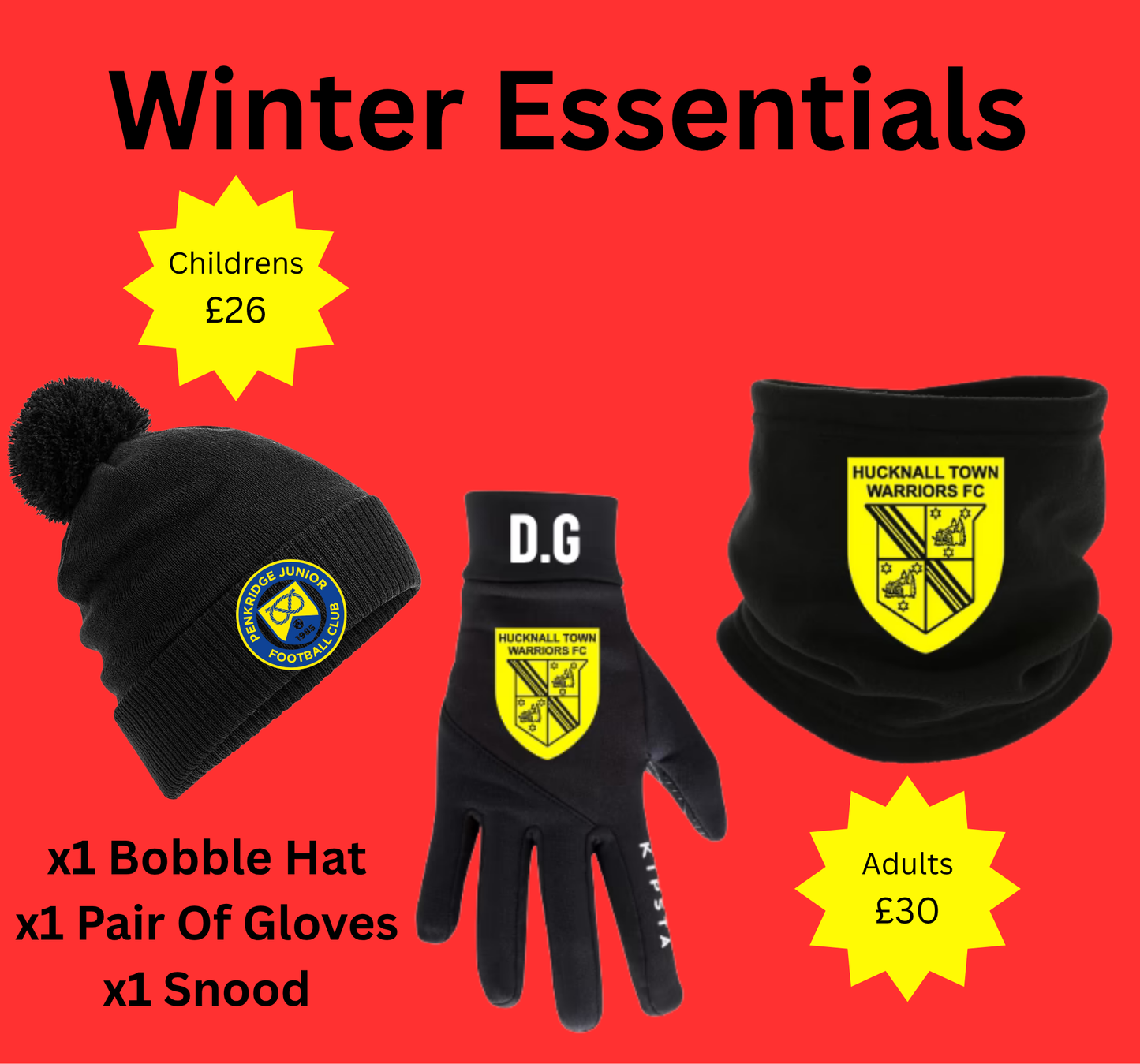 Winter Essentials Bundle (ADULTS)