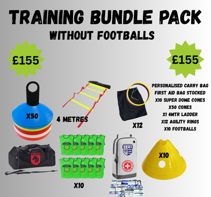 Training Bundle WITHOUT FOOTBALLS (Personalised)