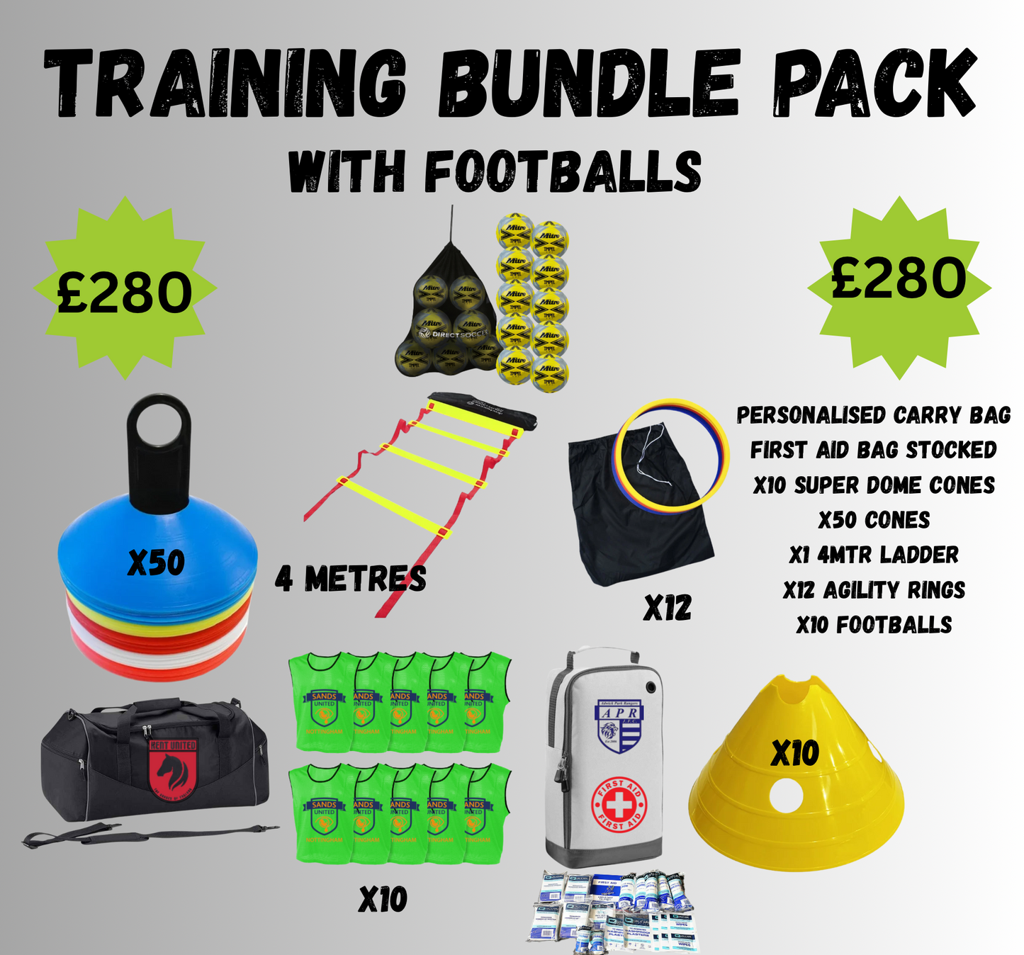 Training Bundle Plus Footballs
