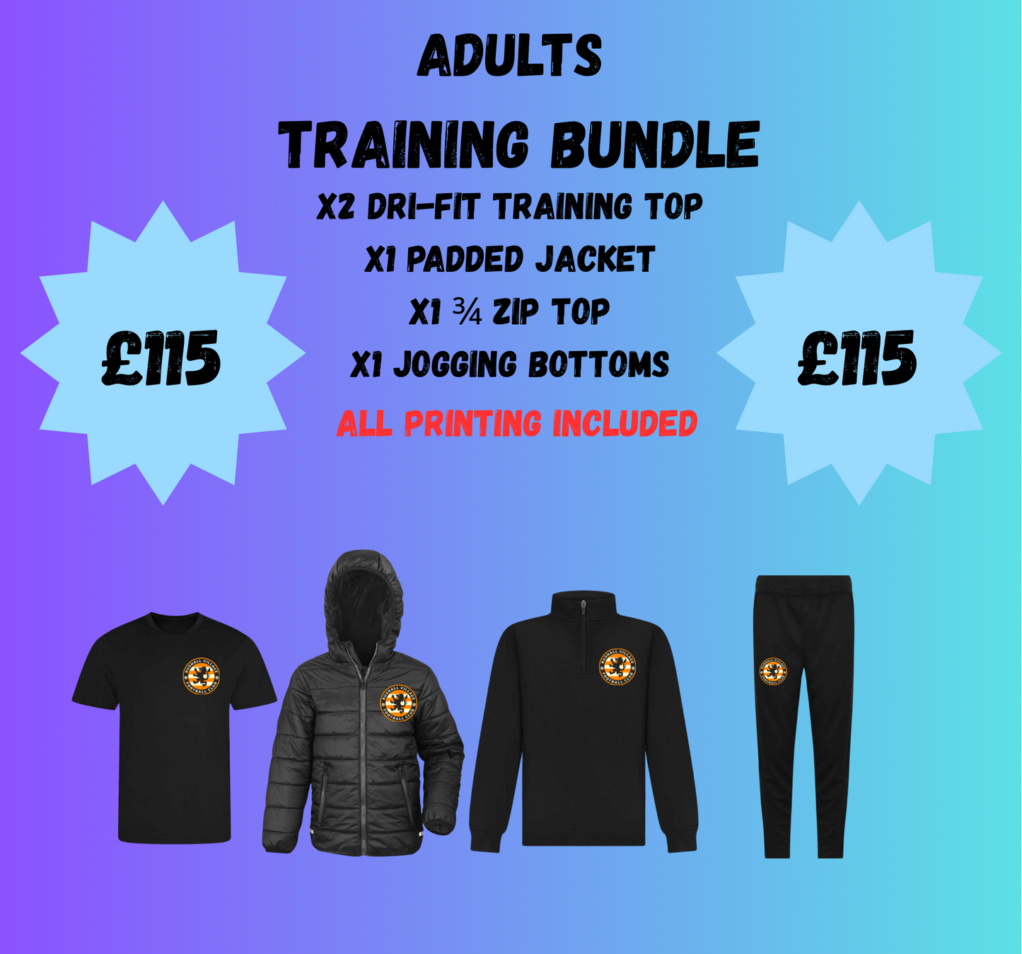 Adults Training Bundle (Personalised)