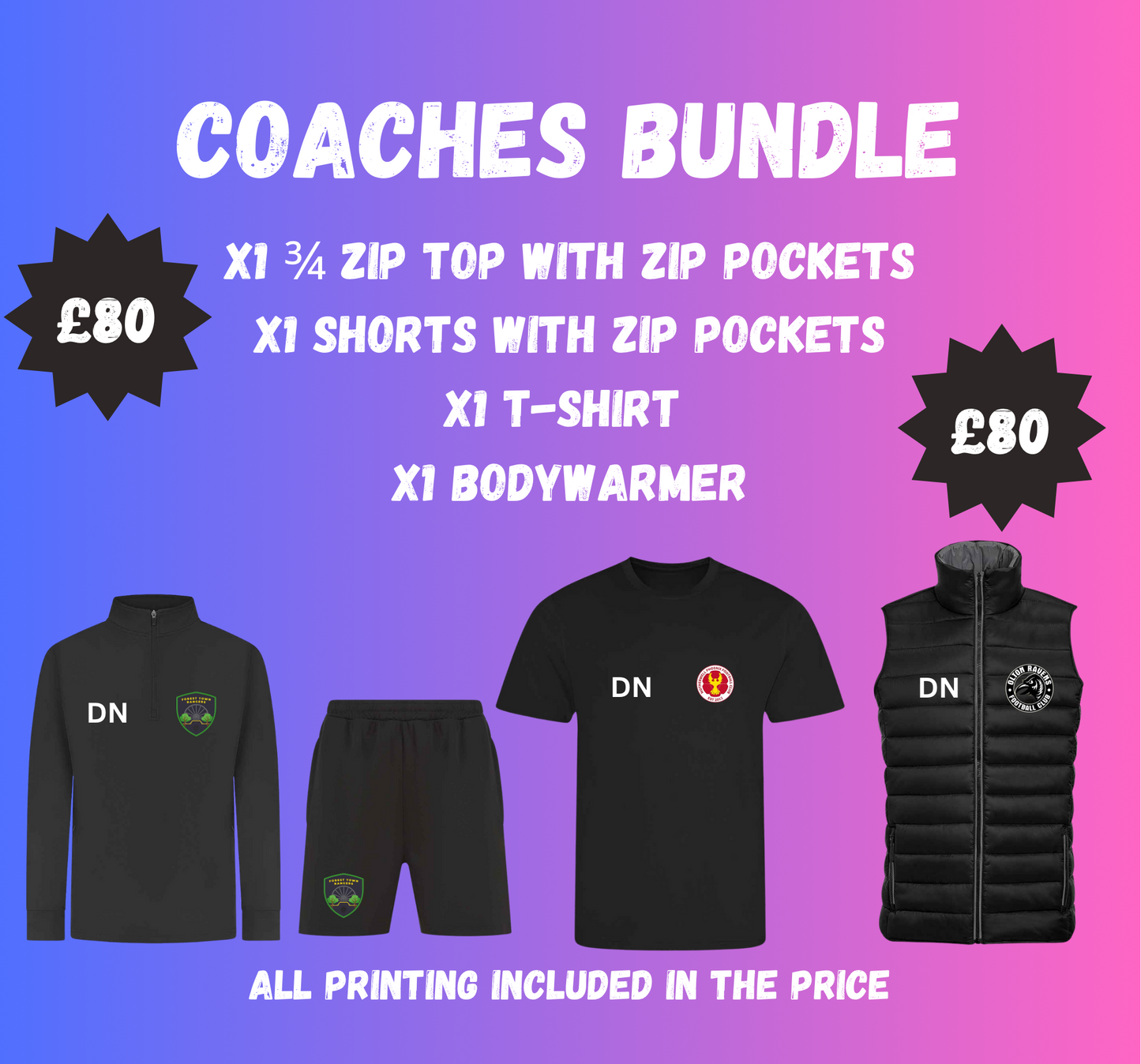 Coaches Bundle ( PERSONALISED)
