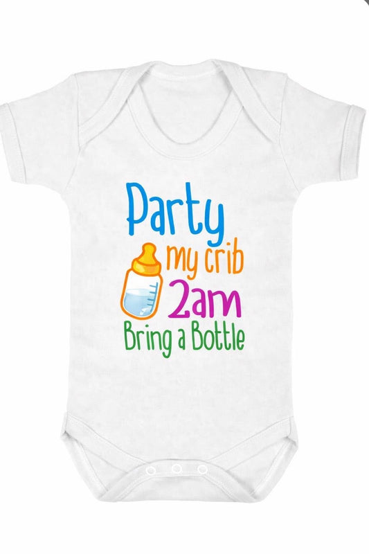 Short Sleeve Baby Bodysuit (Personalised)