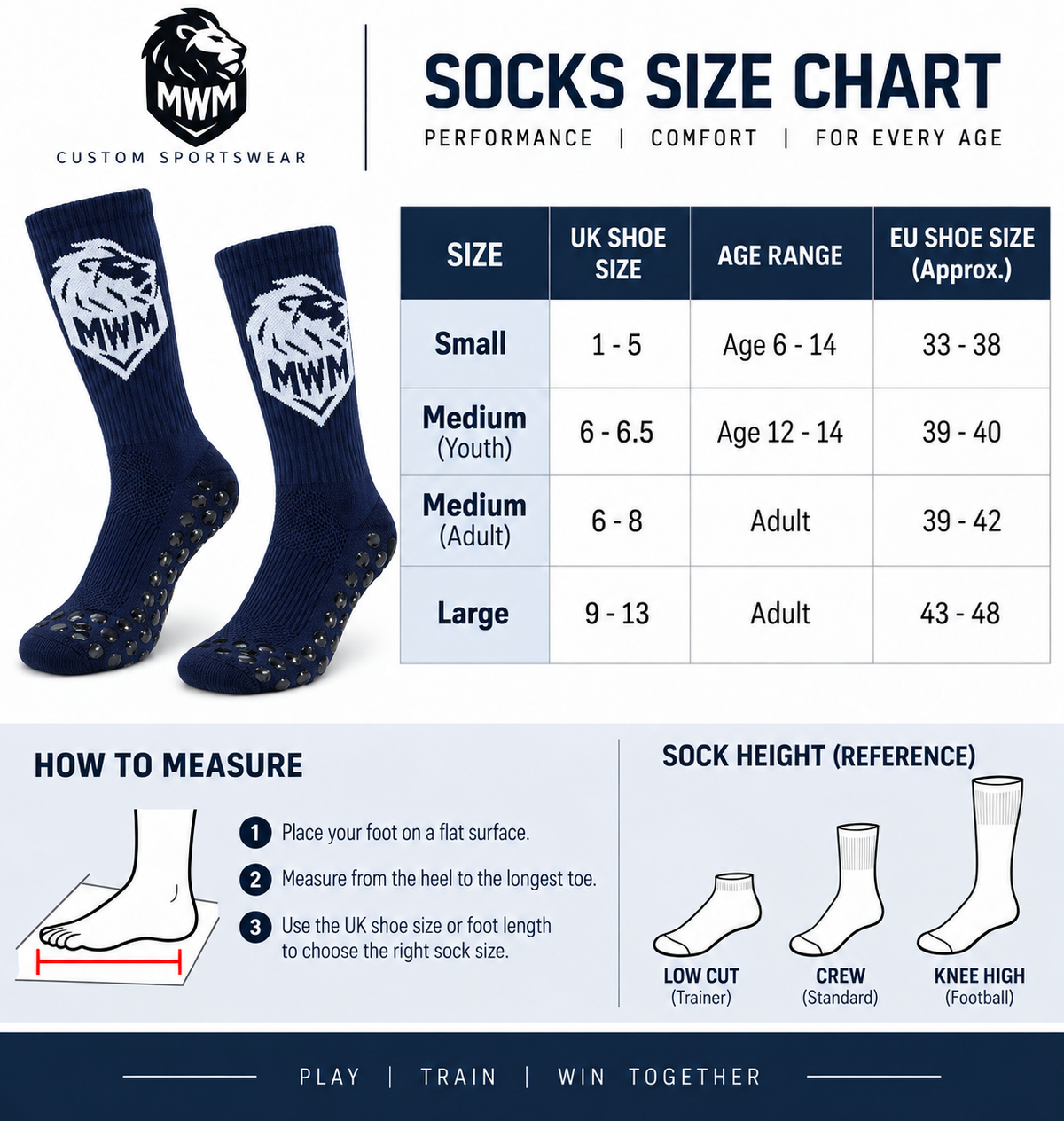 MWM grip socks