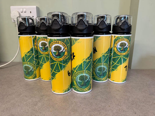 750ml Aluminium Water Bottle with Flip Lid ( PERSONALISED )