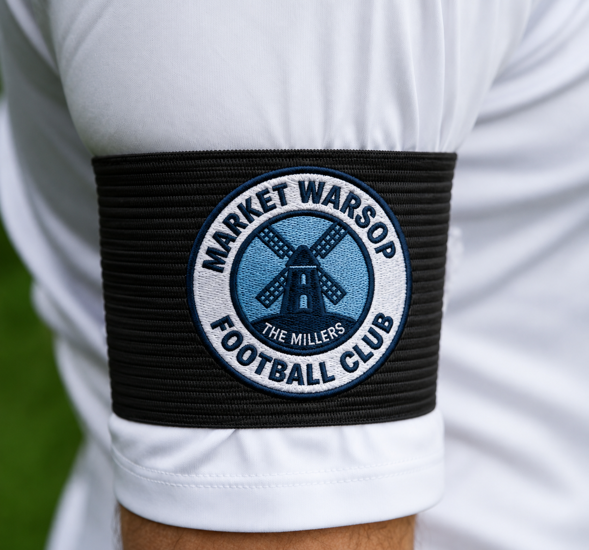 Embroidered captains armband