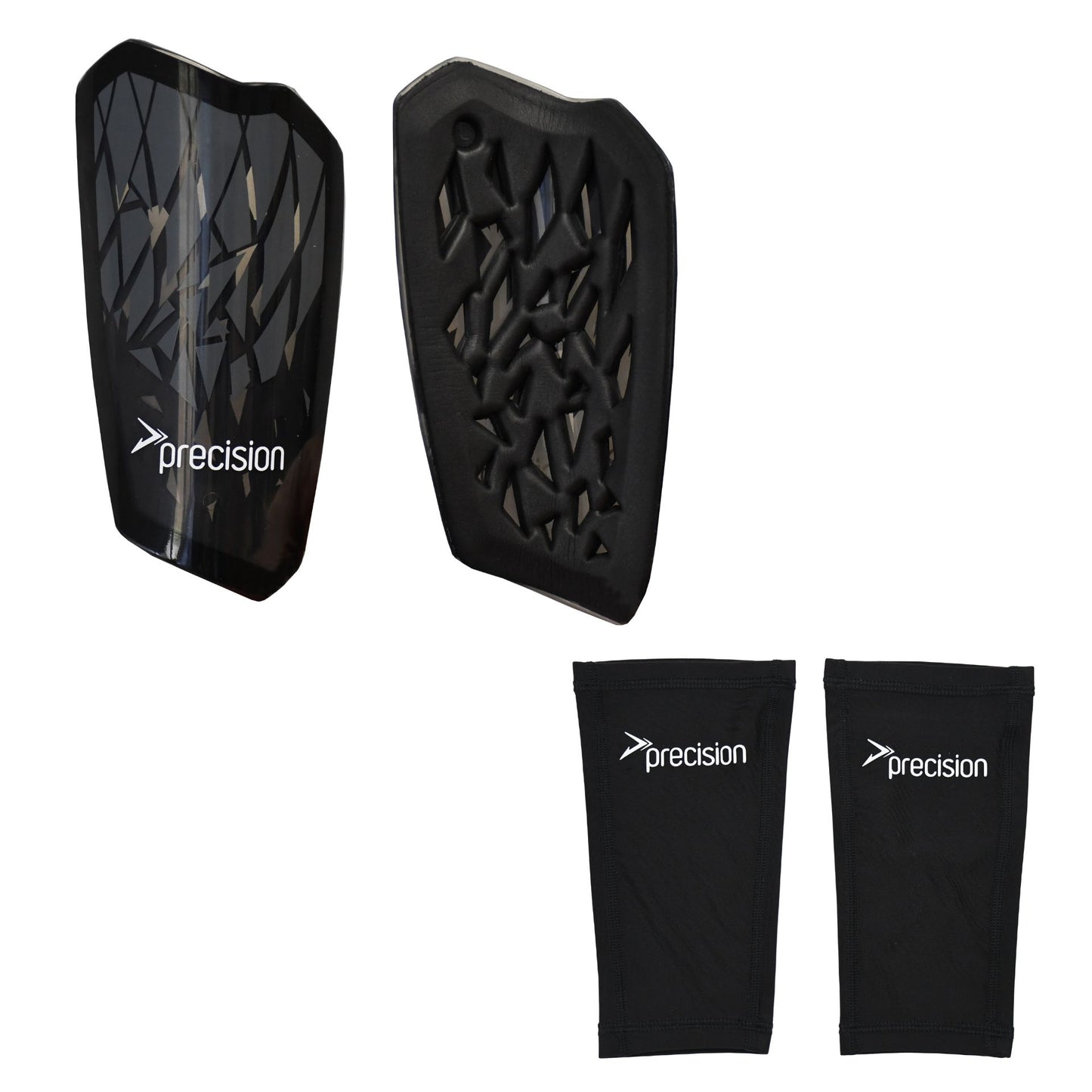 Precision Pro Fusion Flex Shin Guards With Sleeves