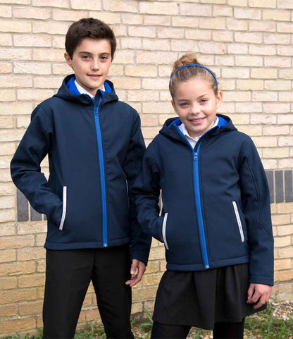 Kids TX Performance Hooded Soft Shell Jacket (Personalised)