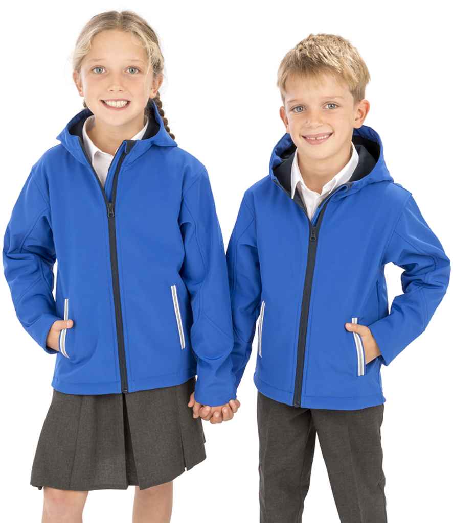Kids TX Performance Hooded Soft Shell Jacket (Personalised)