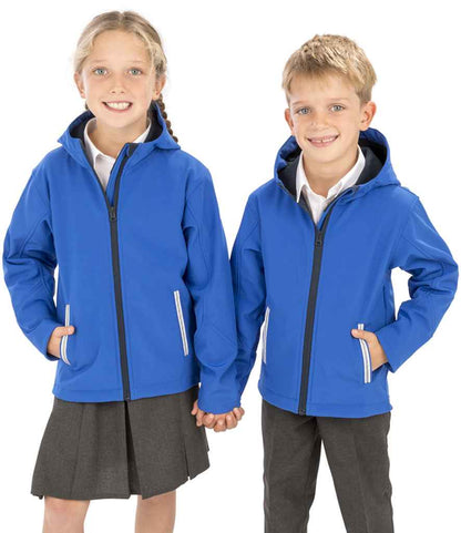 Kids TX Performance Hooded Soft Shell Jacket (Personalised)