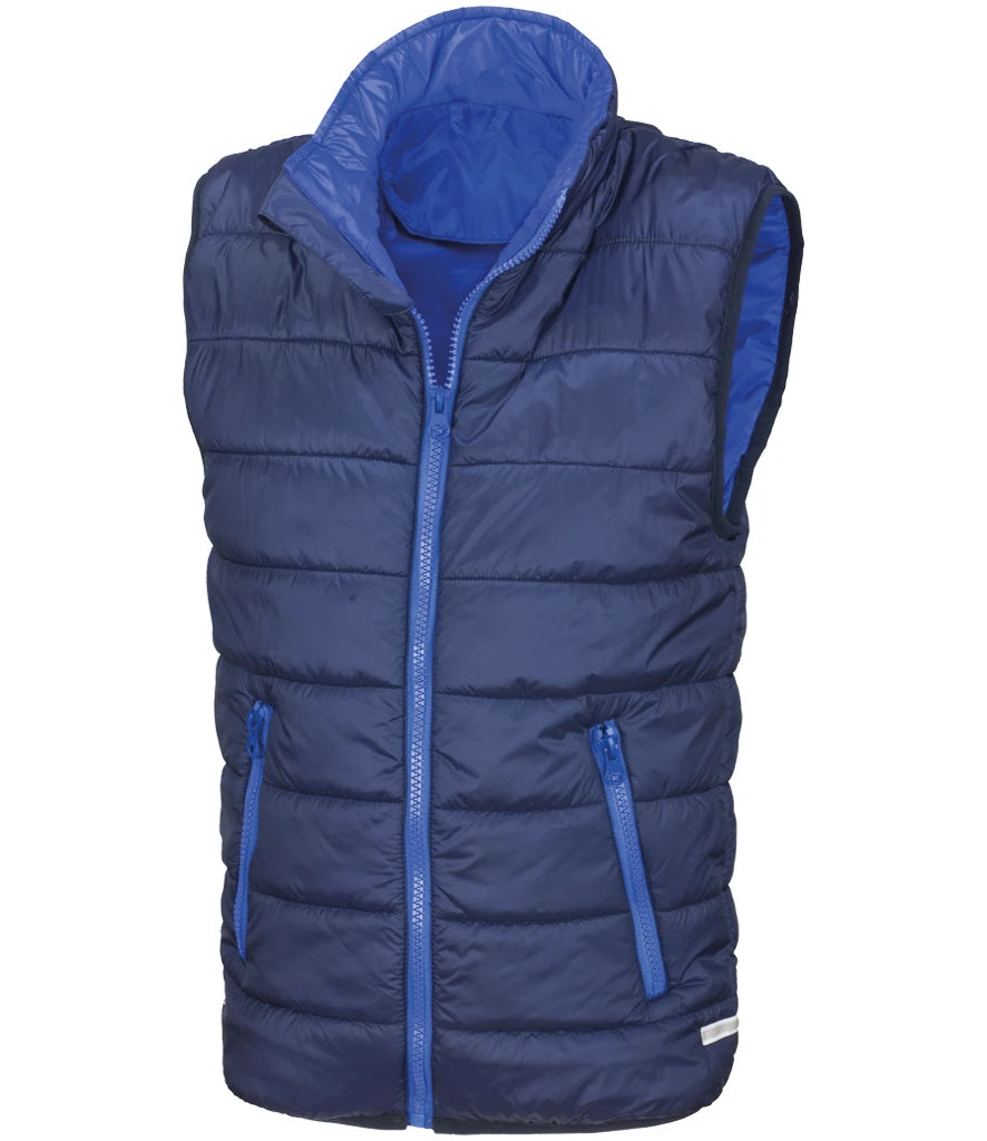 Kids Result Core Padded Bodywarmer ( EMBROIDERED )
