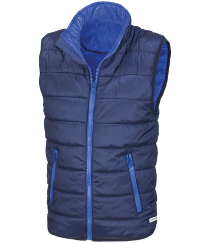 Kids Result Core Padded Bodywarmer ( EMBROIDERED )