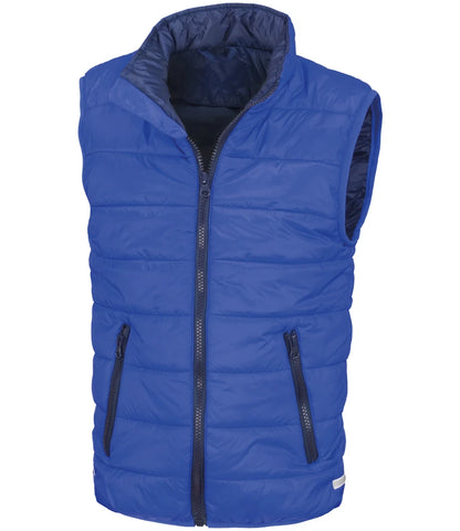 Kids Result Core Padded Bodywarmer ( EMBROIDERED )