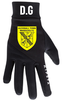 Personalised Gloves with Initials and Badge (Childrens)