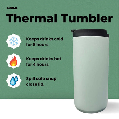 Thermal Double wall slim Travel Mug ( Personalised )